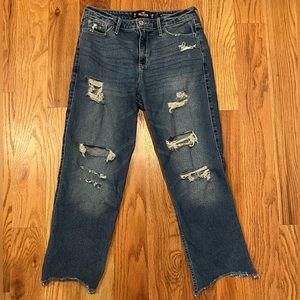 Straight leg jeans